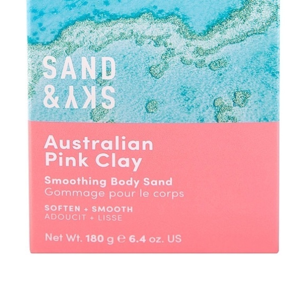 Sand & Sky Pink Clay Smoothing Body Sand 🎀